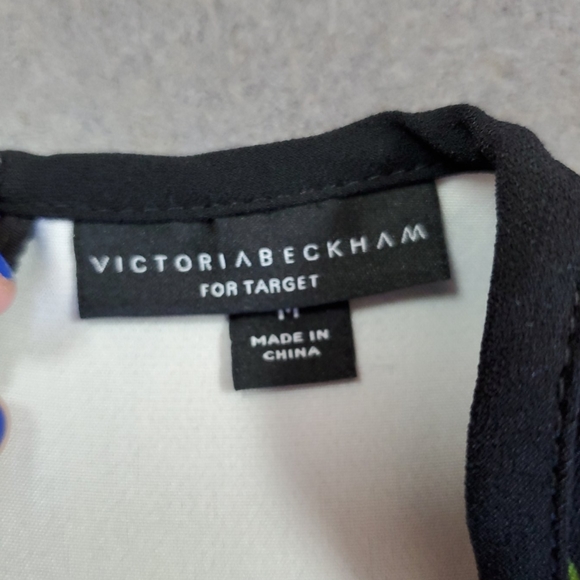 Victoria Beckham Black Floral Dress - Picture 5 of 9